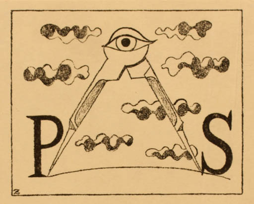 Exlibris by Mogens Zieler from Denmark for Palle Suensen - Architecture 